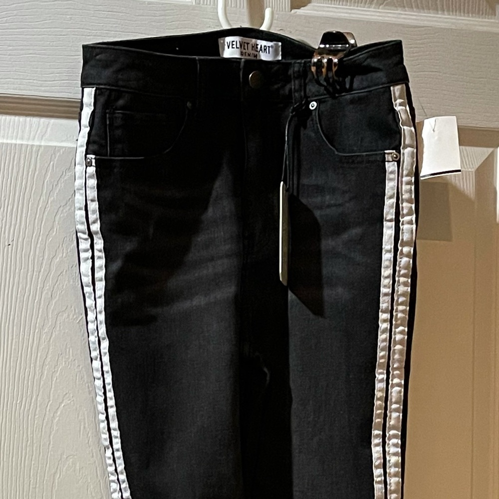 Velvet Heart Denim Pants